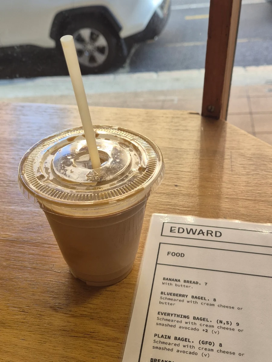 Menu, Edward Espresso & Kitchen