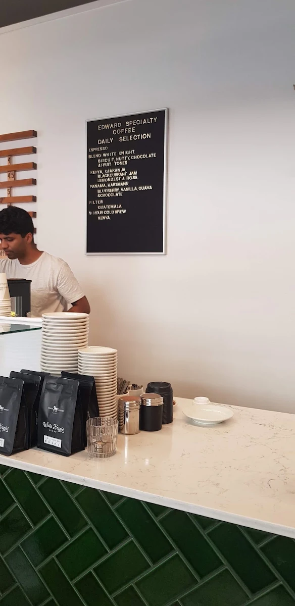 Menu, Edward Espresso & Kitchen