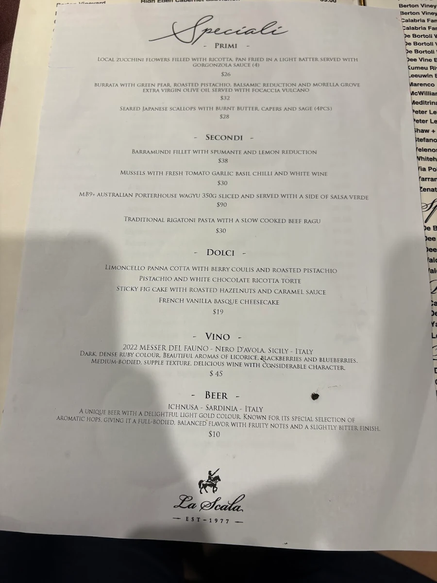 Menu photo 1