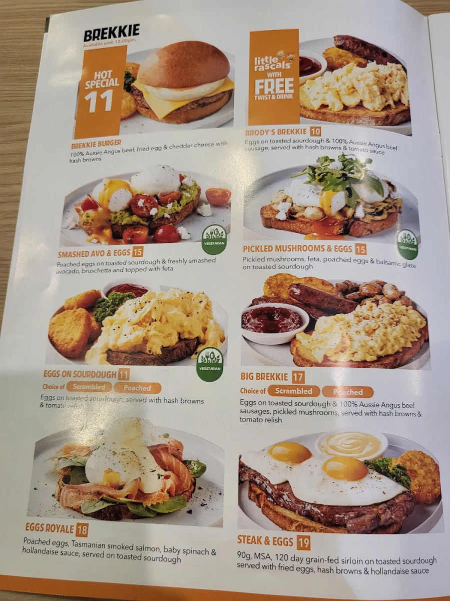 Menu, RASHAYS - Punchbowl