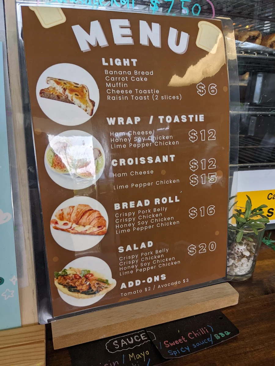 Menu, Hunter Macarons