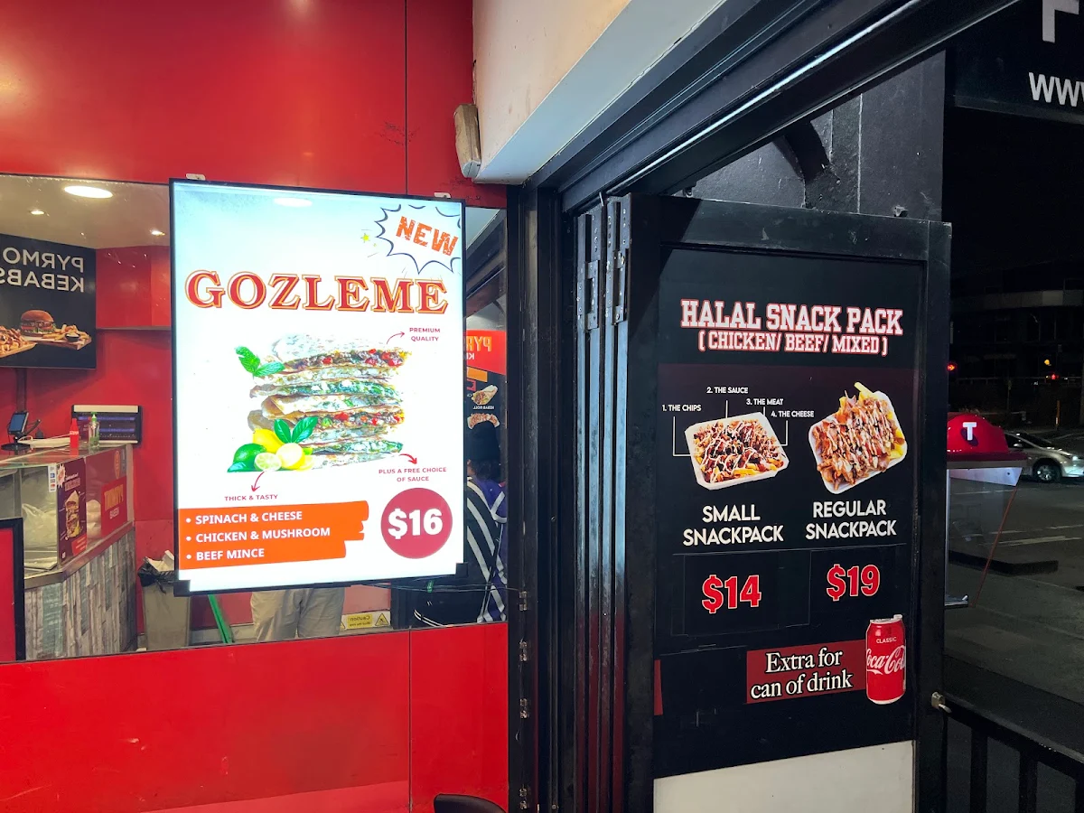 Menu, Pyrmont Kebabs