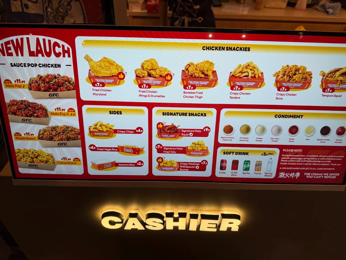Menu, Godfather Fried Skewers (GFC)教父炸串