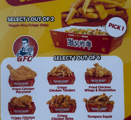 Menu, Godfather Fried Skewers (GFC)教父炸串