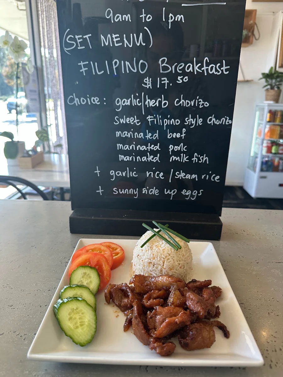 Menu, Heart It Forward Cafe & Support Services