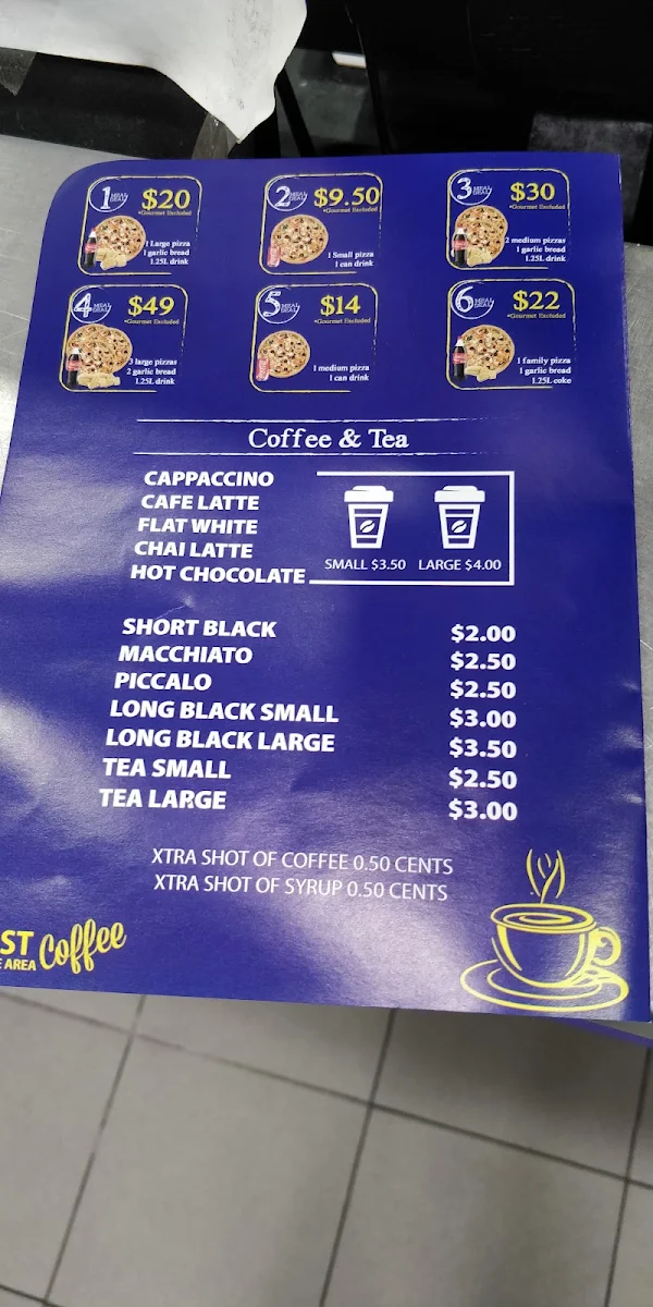 Menu, Suhhtan bakery Bankstown - Halal Manoush and Pizzas
