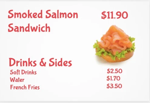 Menu, FishDog