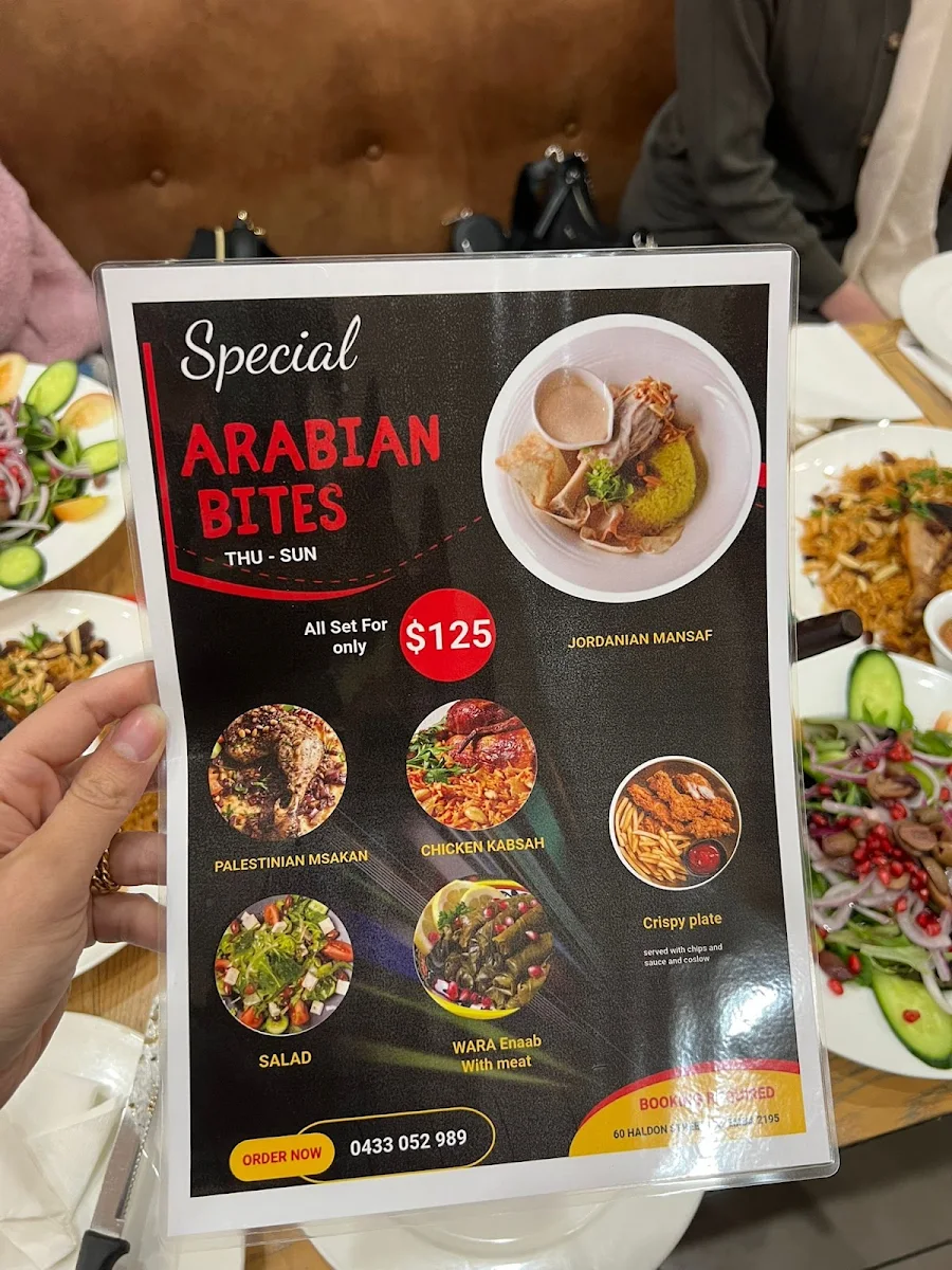 Menu, Pizzaland lakemba