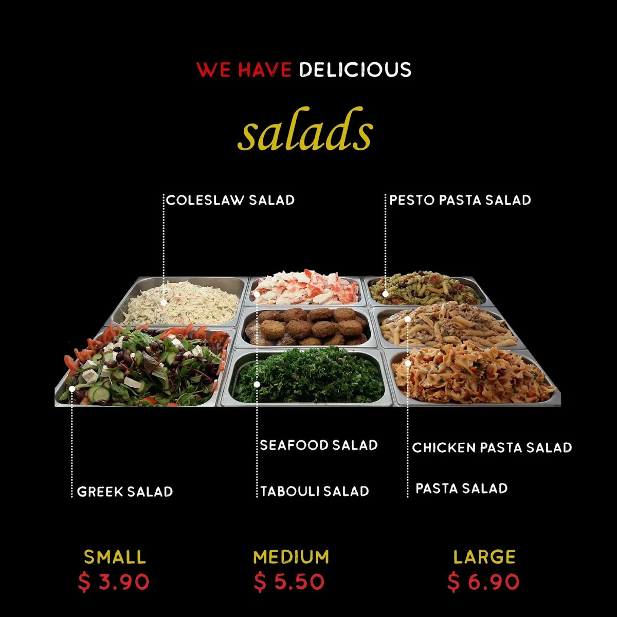 Menu, Yiros n More