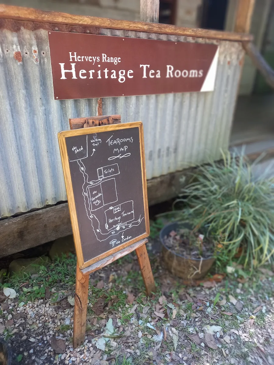 Menu, Herveys Range Heritage Tea Rooms