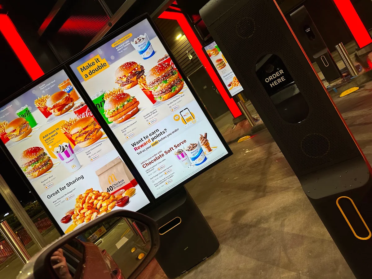 Menu, McDonald’s Earlville (Cairns)
