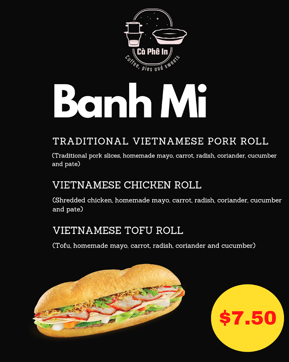 Menu, Ca Phe In