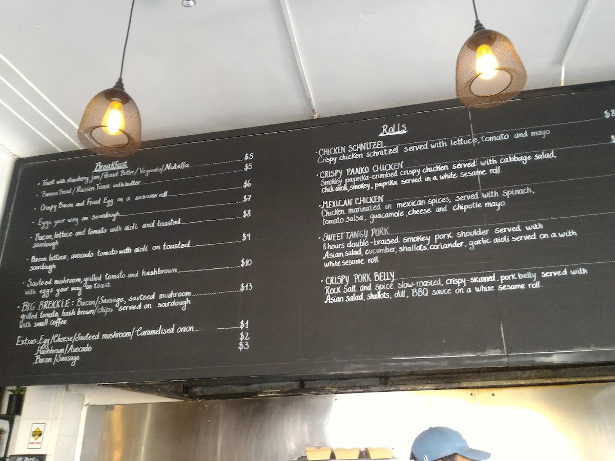 Menu, Mr Toast Cafe