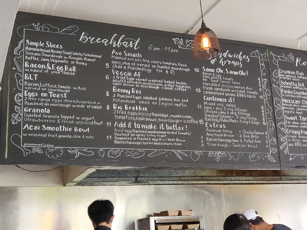 Menu, Mr Toast Cafe