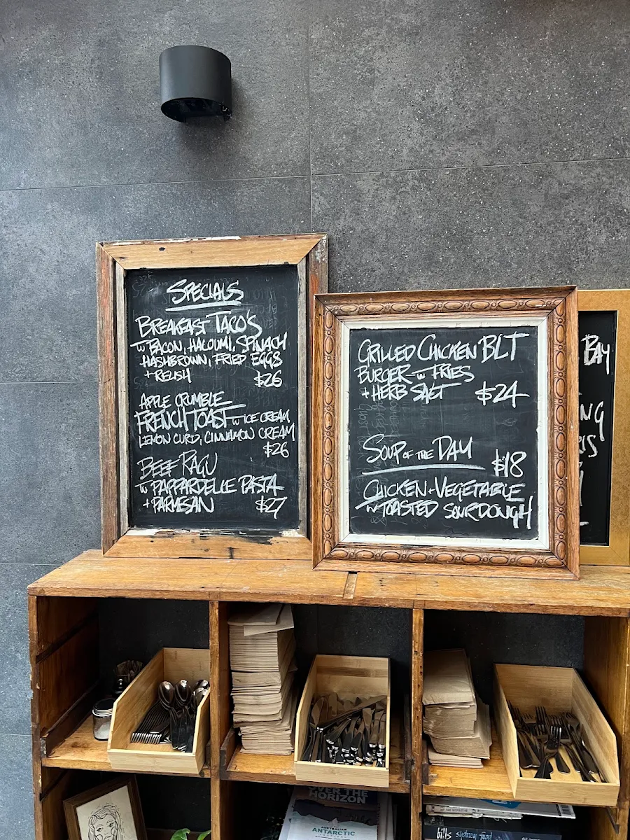 Menu, Thirty Three Cups