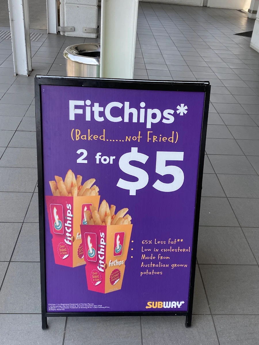 Menu, Subway