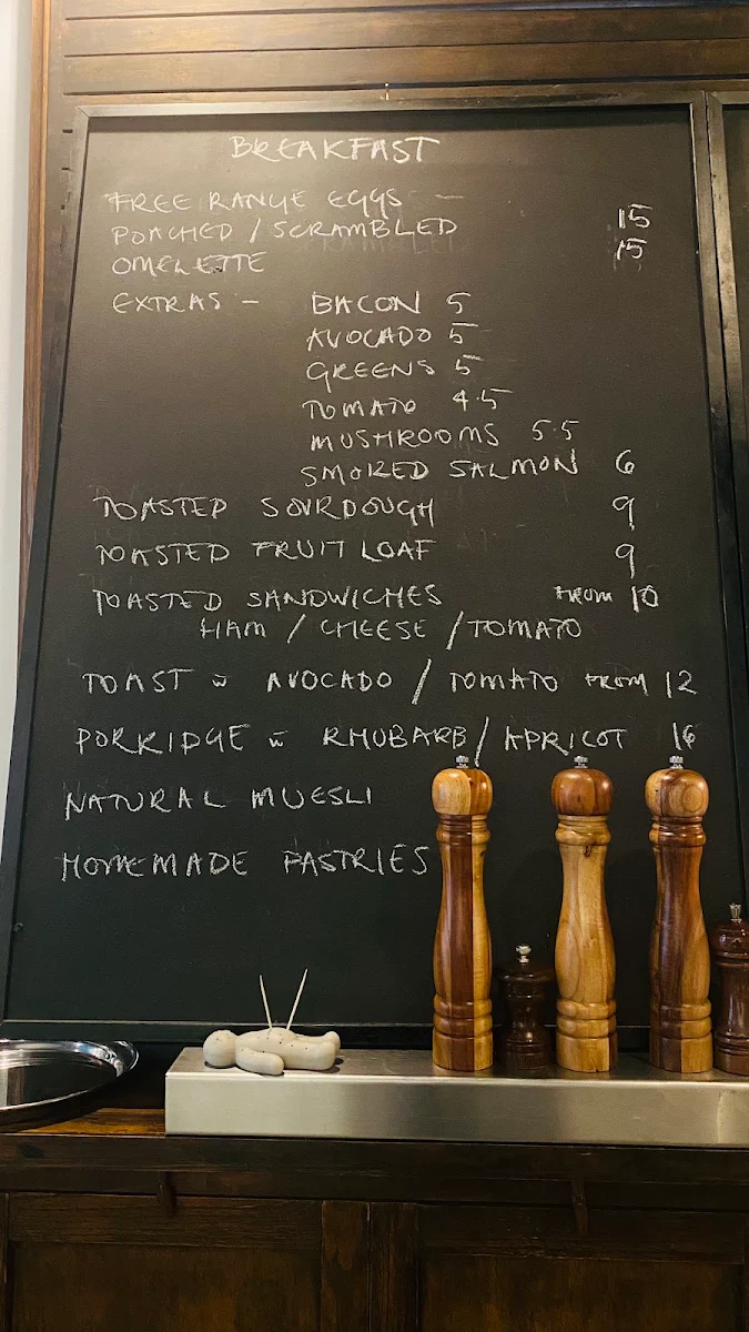 Menu, Speck