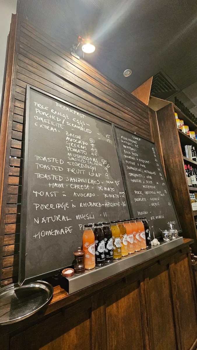 Menu, Speck
