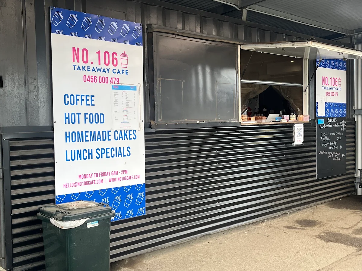 Menu, No. 106 Cafe