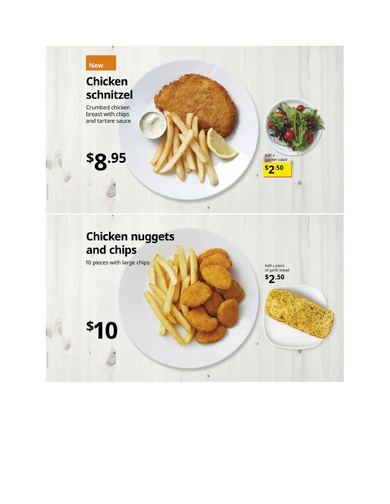 Menu, IKEA Restaurant
