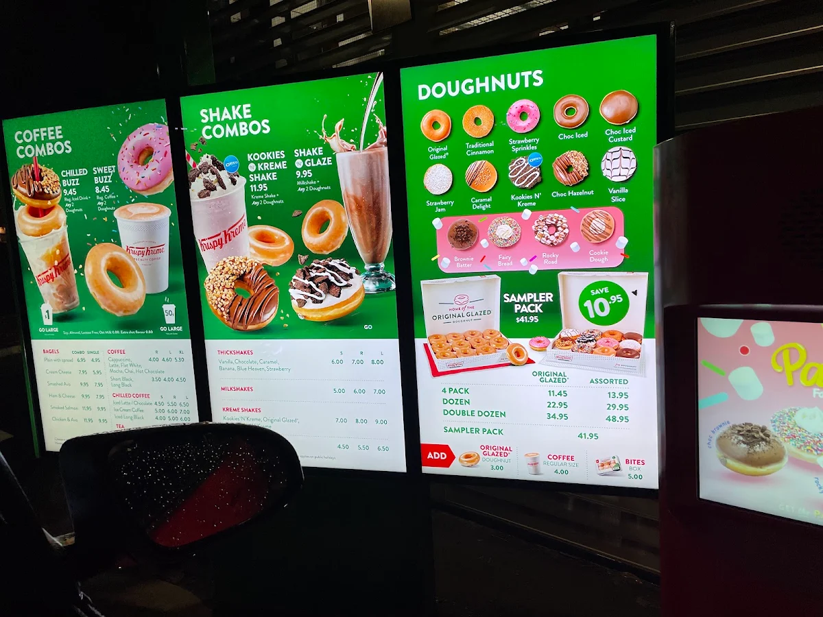 Menu, Krispy Kreme Highpoint Shopping Centre