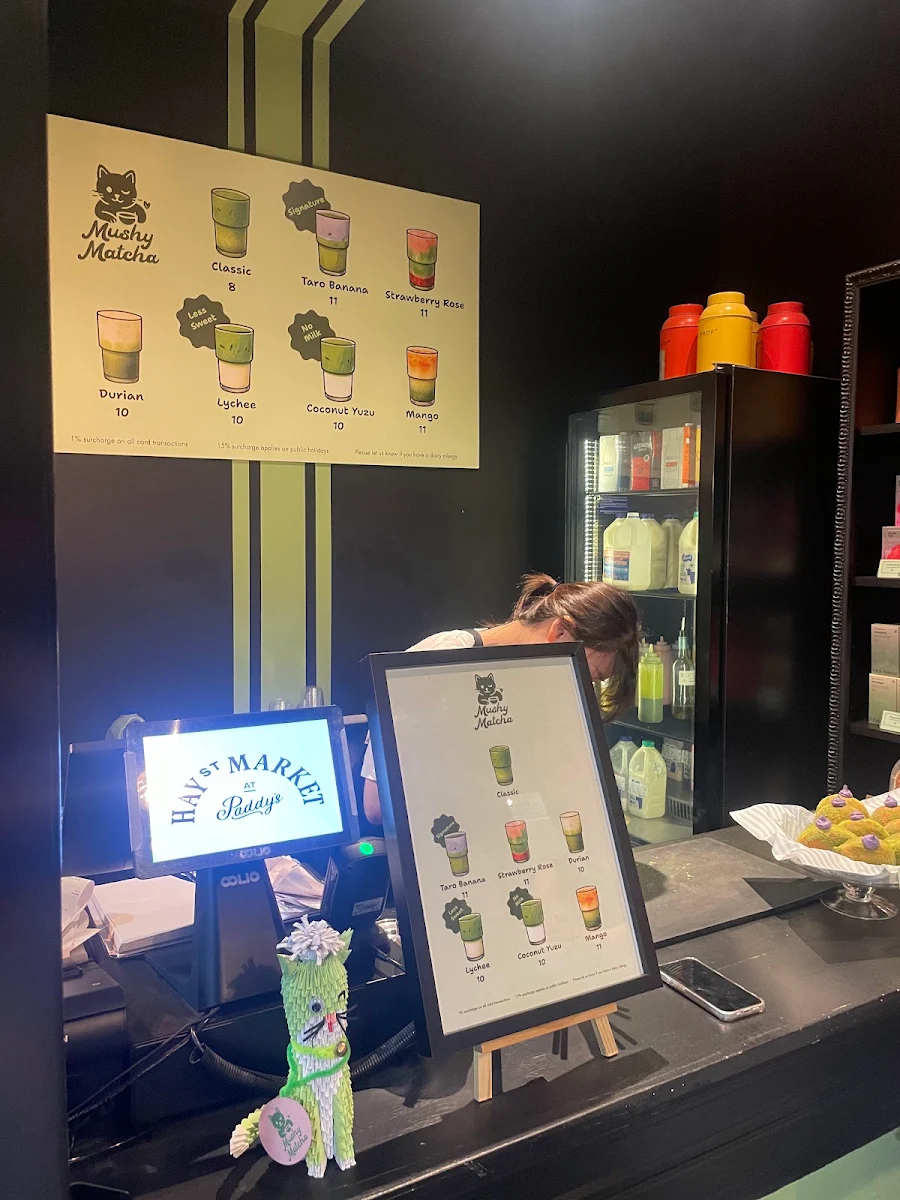 Menu, Mushy Matcha