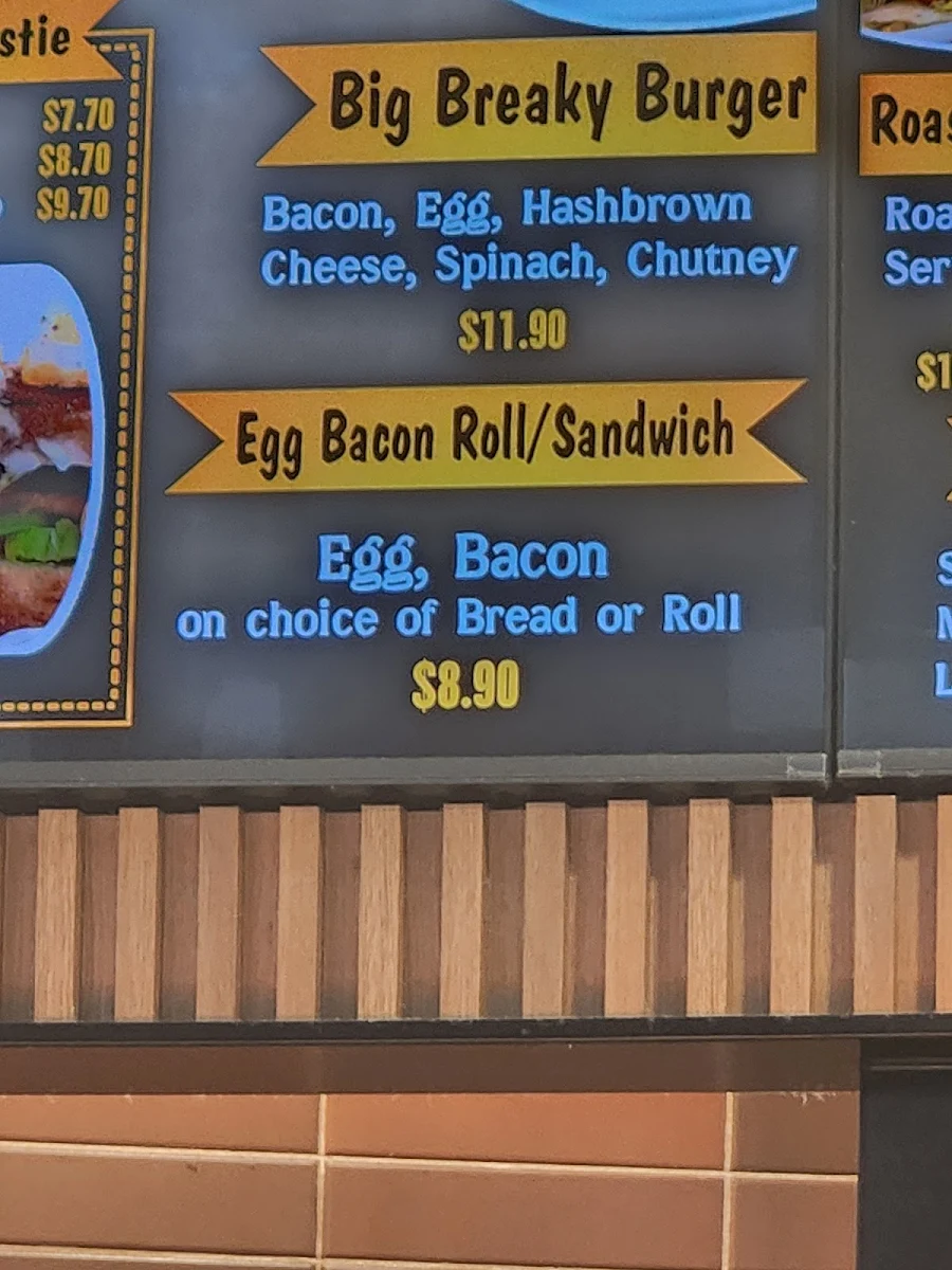 Menu, Carvery Club