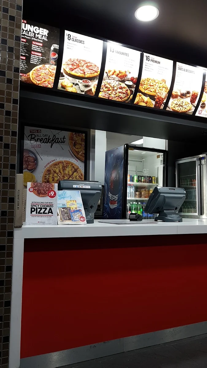 Menu, Pizza Hut Bankstown