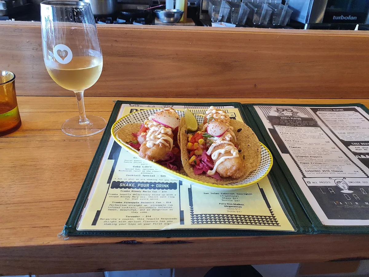 Menu, La Onda Latin Mex