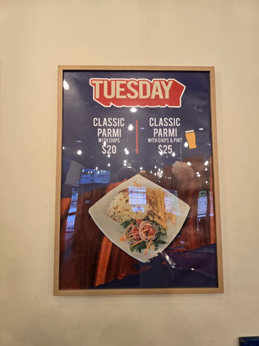 Menu, The Corfield Tavern