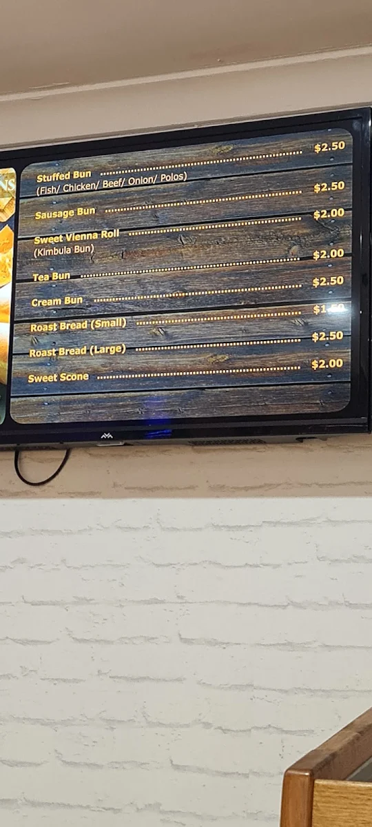 Menu, Mooju Sri Lankan Restaurant
