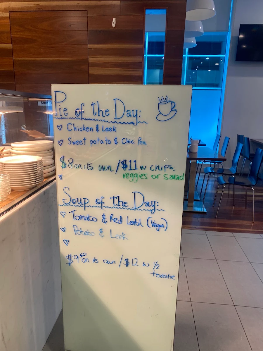 Menu, Commodity Cafe