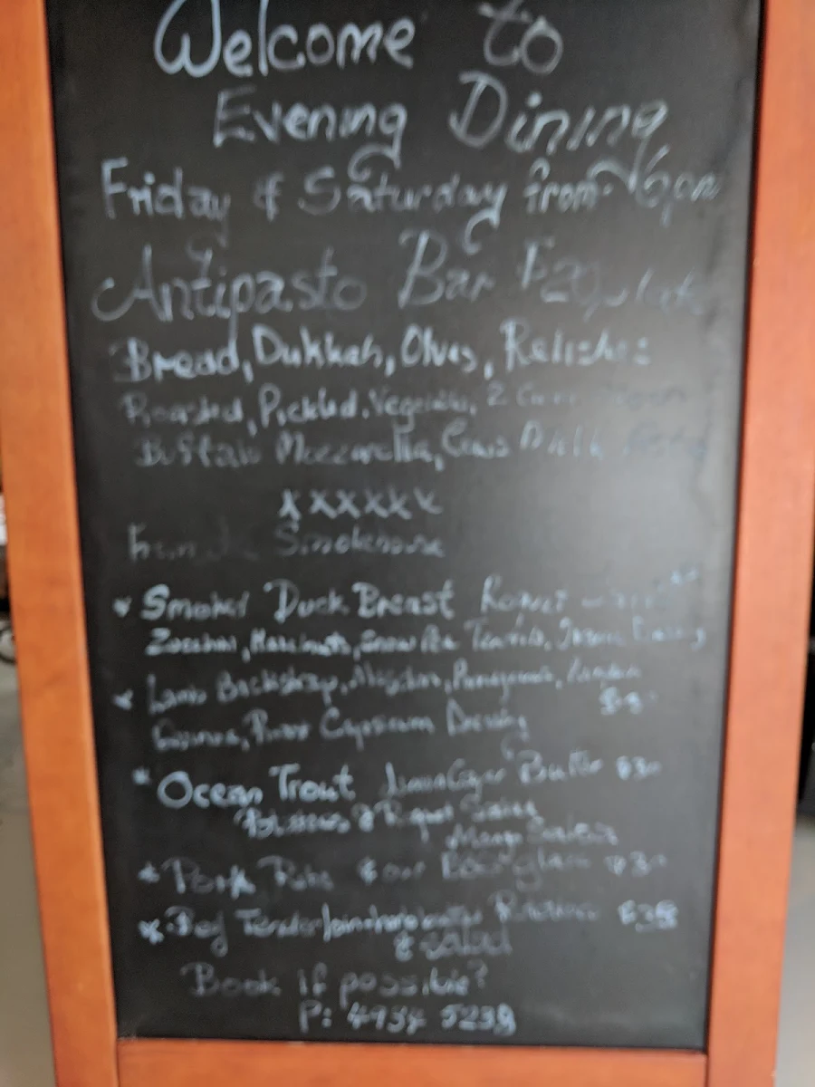 Menu, Lady Blackbird Sourdough & Pastry
