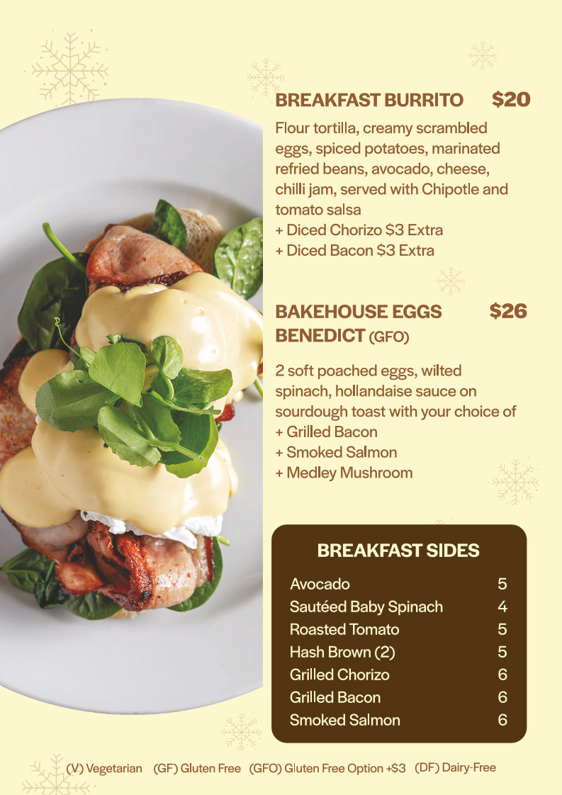 Menu, EQ Cafe & Bakehouse | Fyshwick