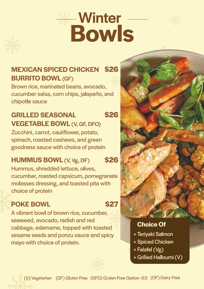 Menu, EQ Cafe & Bakehouse | Fyshwick