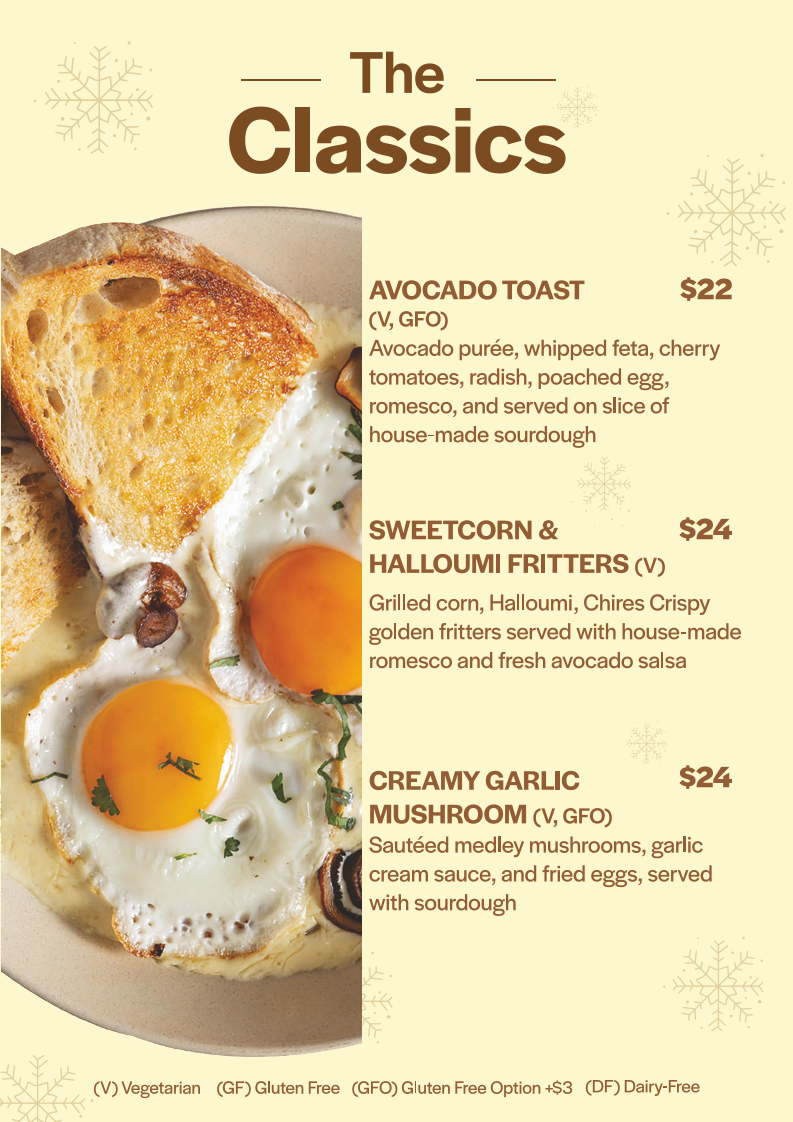 Menu, EQ Cafe & Bakehouse | Fyshwick