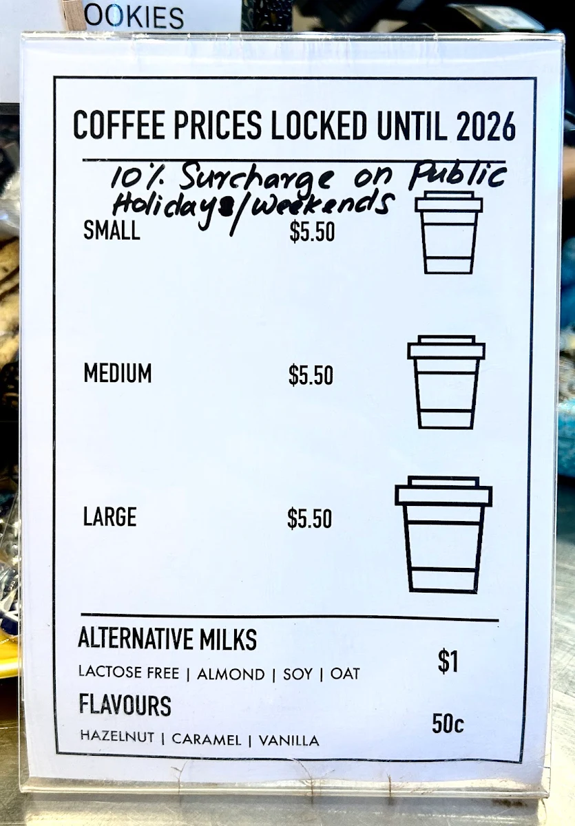 Menu, SHINE CAFE