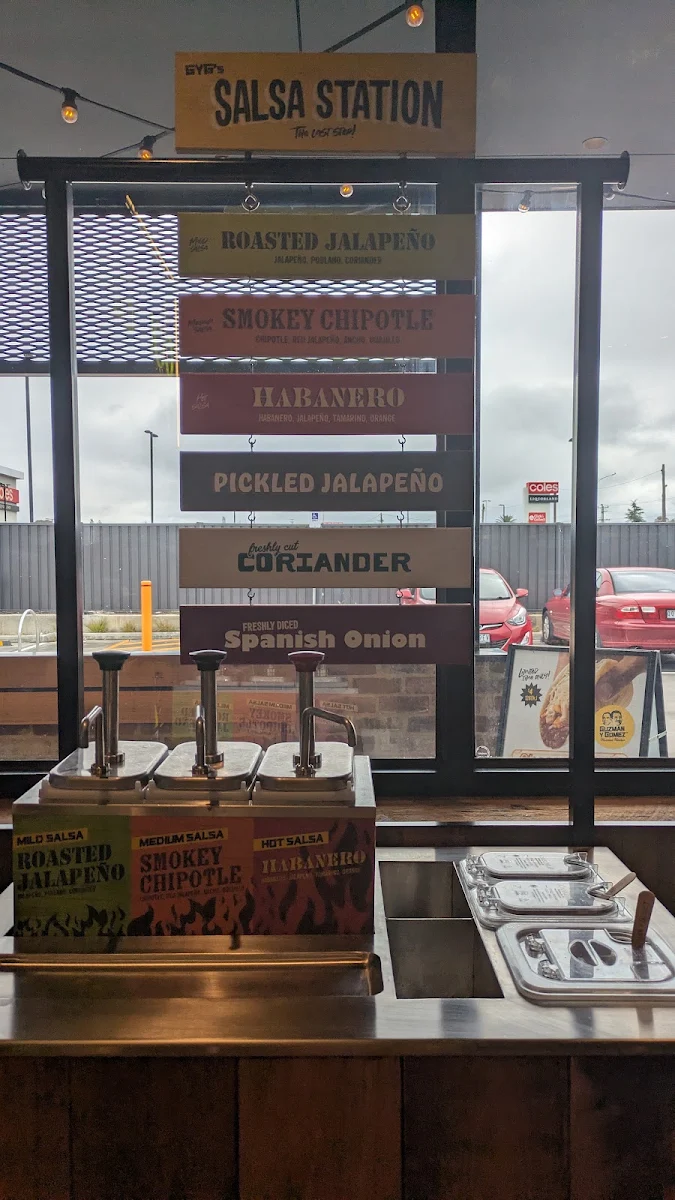 Menu, Guzman y Gomez - Sebastopol