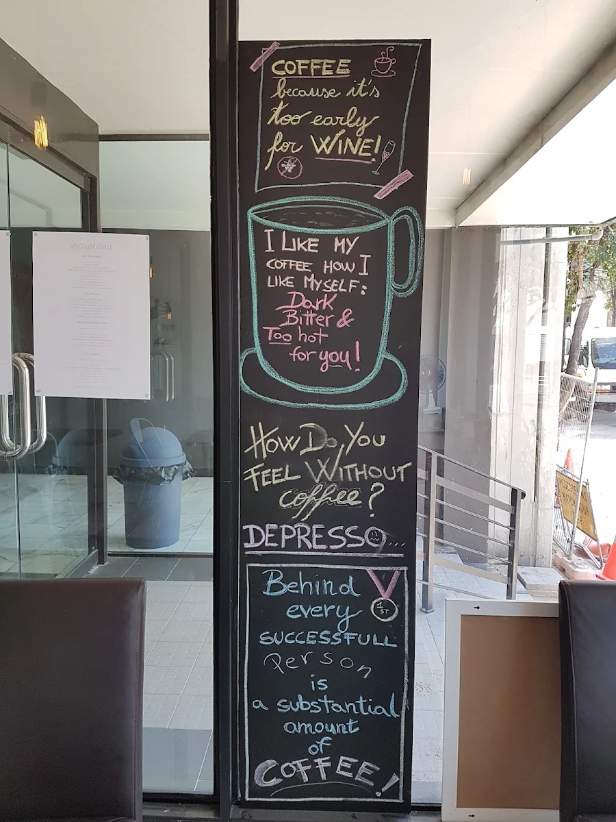 Menu, Little Mia Cafe