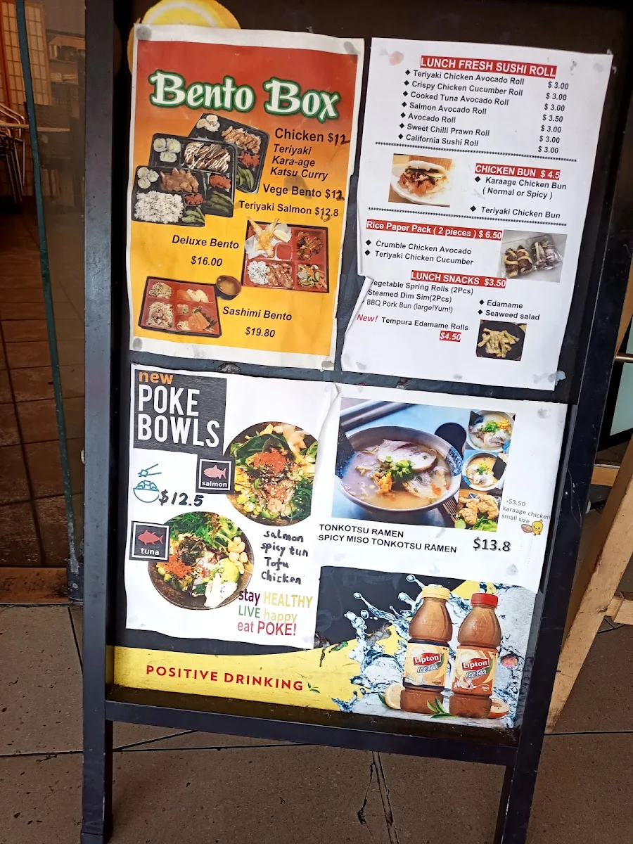 Menu, Sushi Lovers Japanese Restaurant