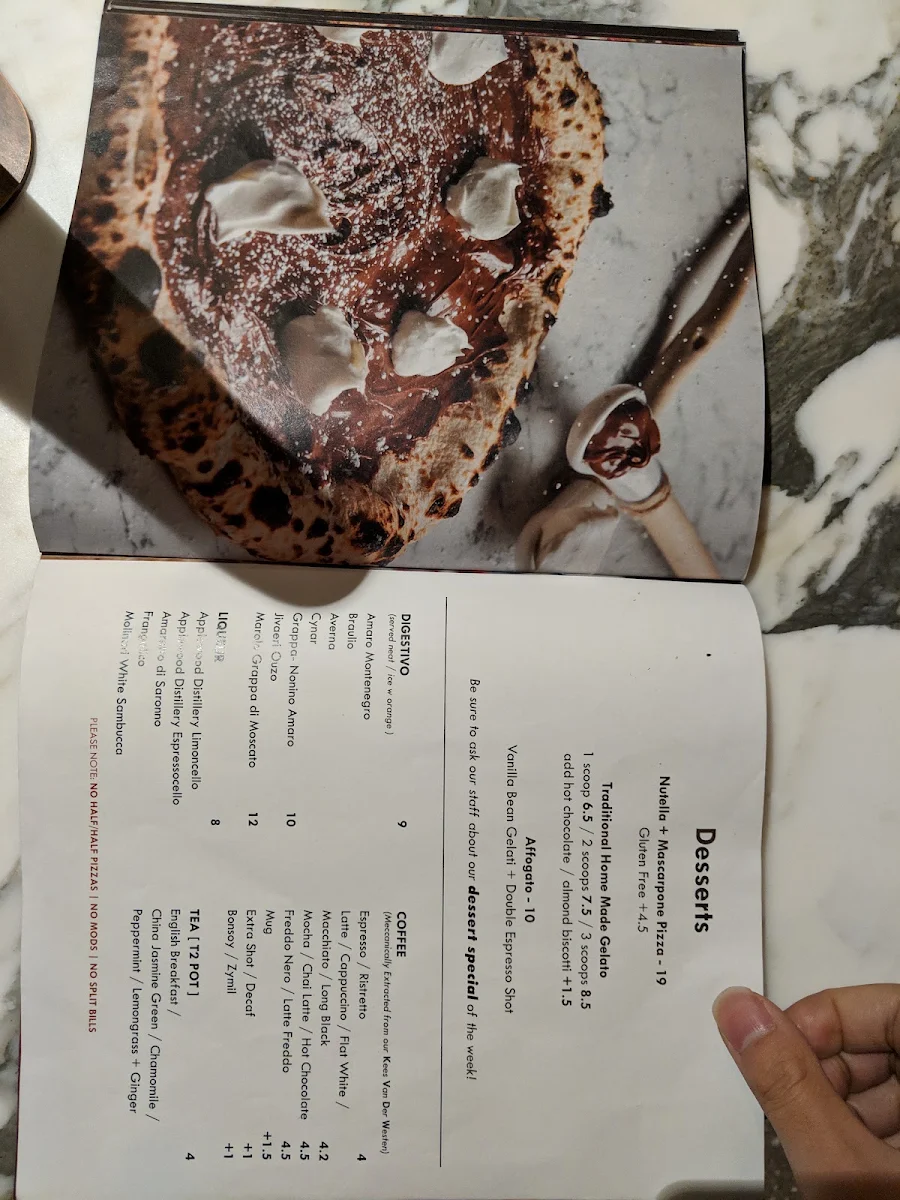 Menu, Meccanica