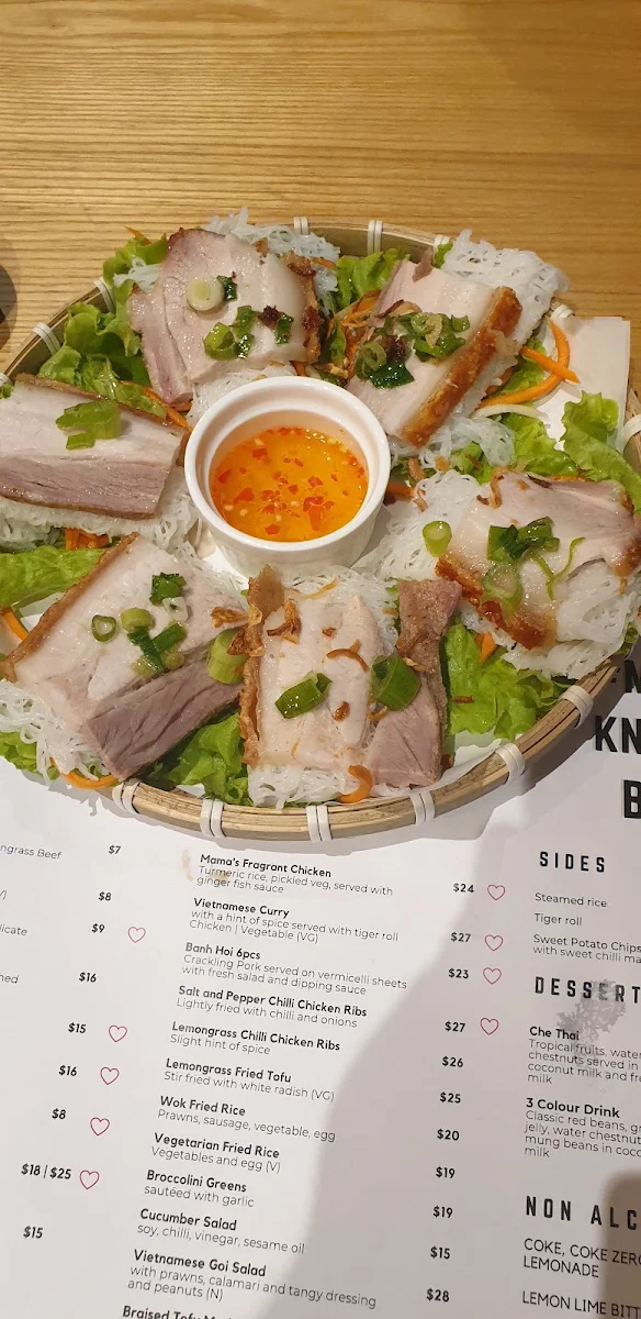 Menu, Mama Le