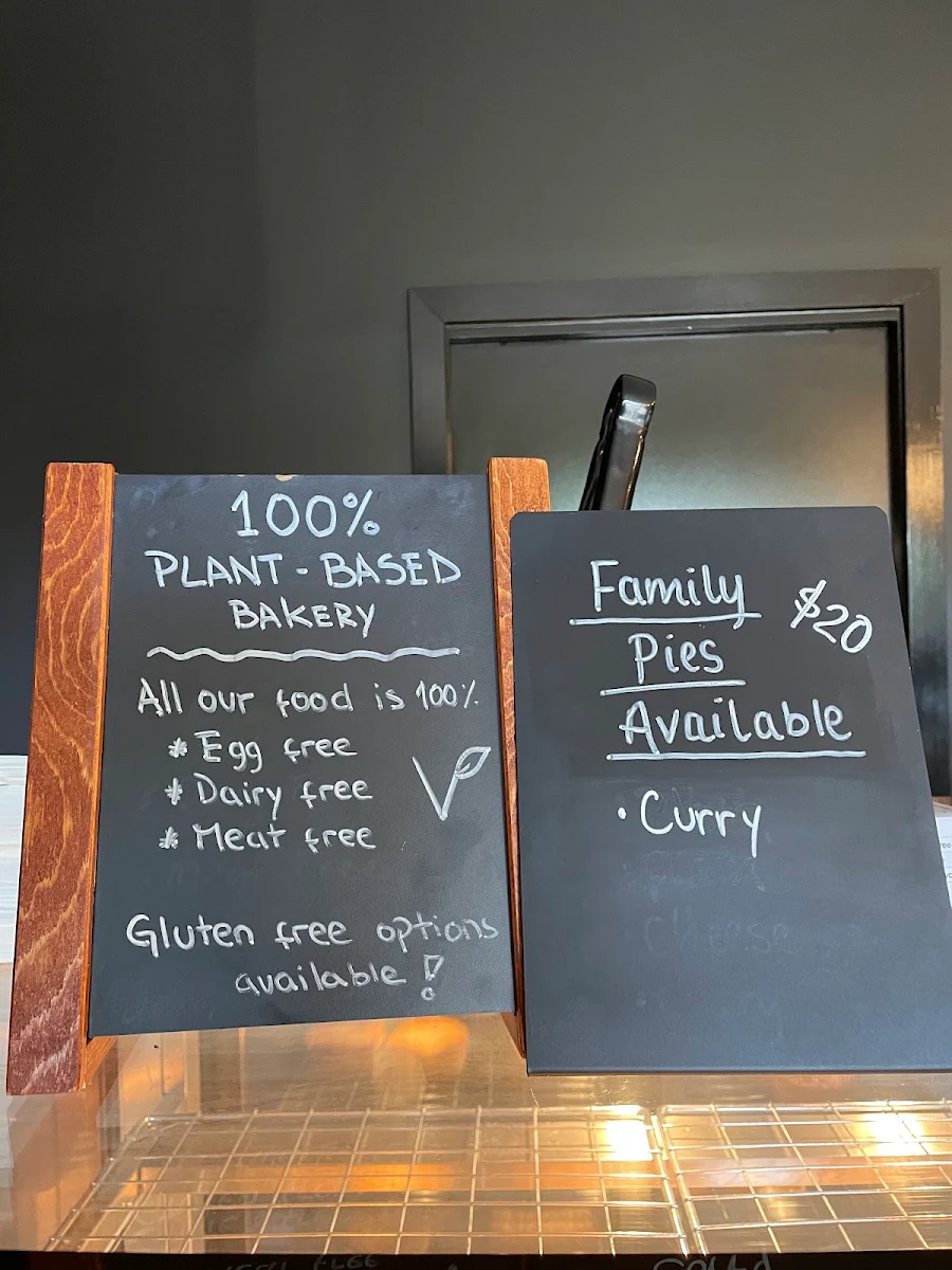 Menu, Made With Love Bakery