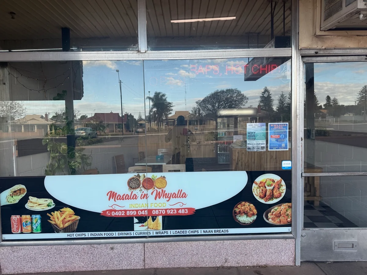 Menu, MASALA IN WHYALLA