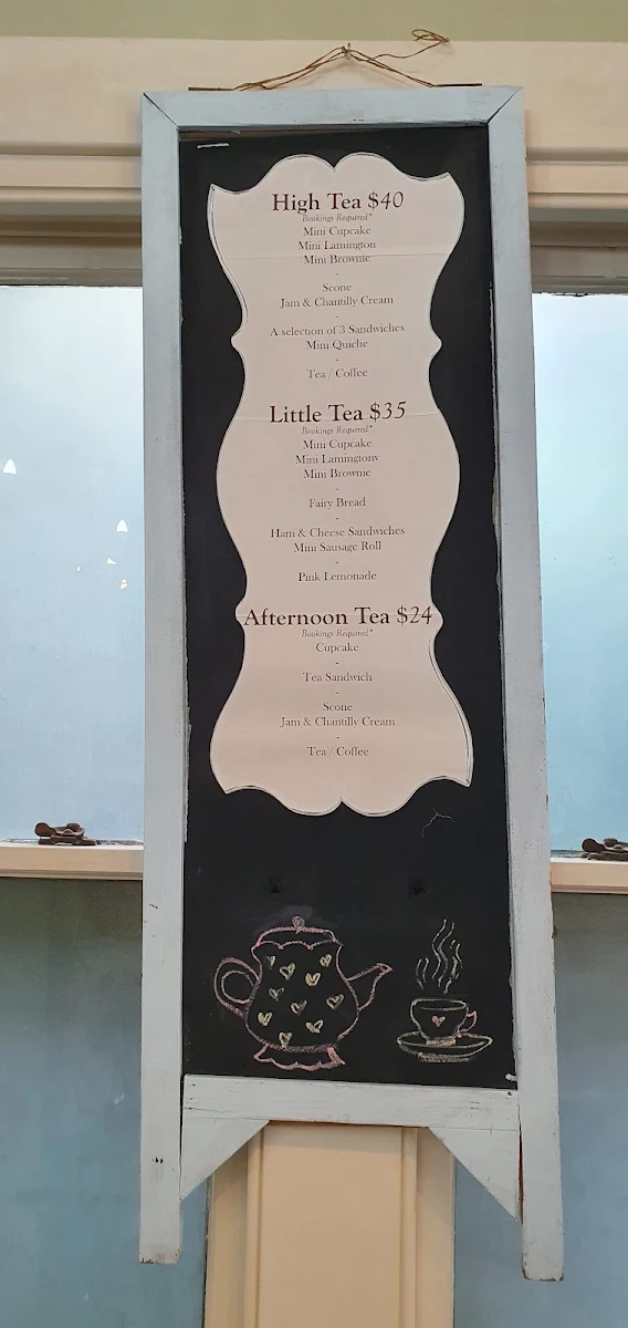 Menu, My Little Cupcake