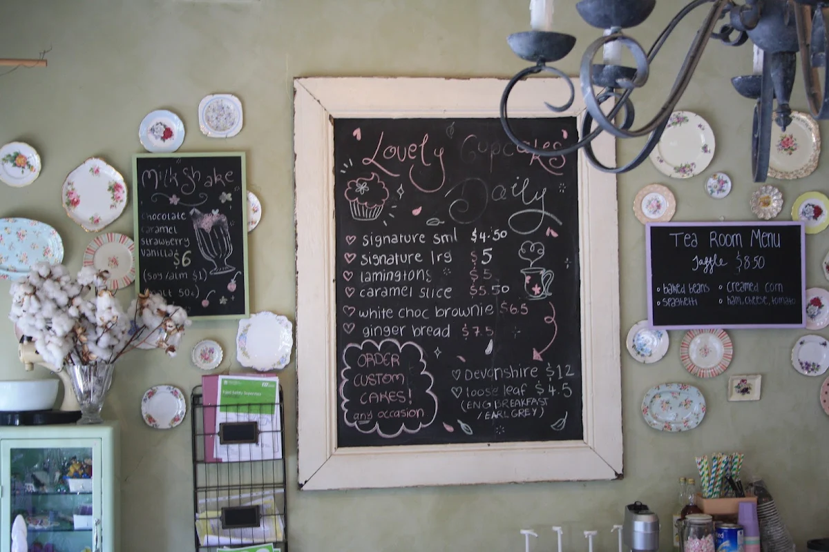 Menu, My Little Cupcake