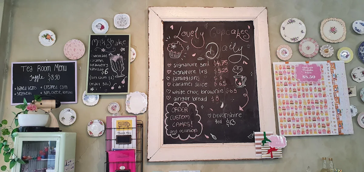 Menu, My Little Cupcake