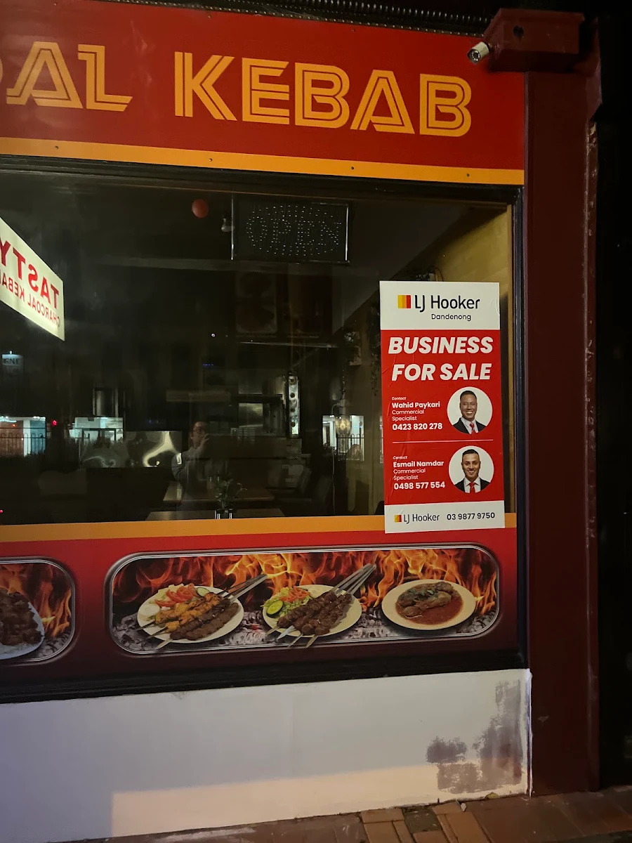 Menu, TASTY CHARCOAL KEBAB