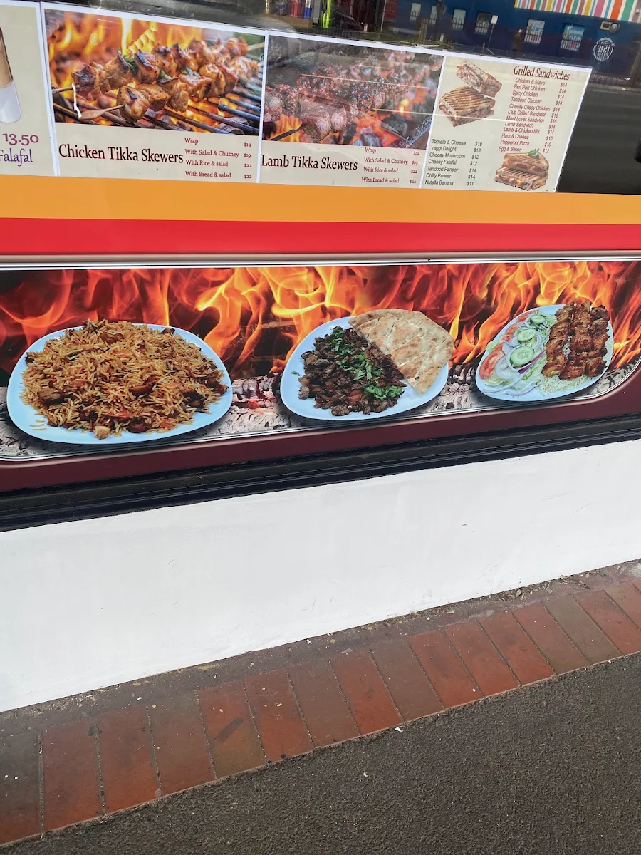 Menu, TASTY CHARCOAL KEBAB