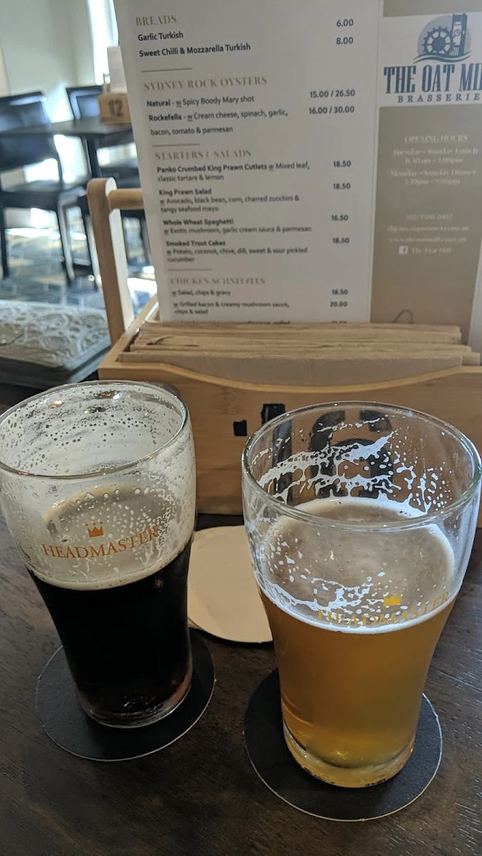 Menu, The Oat Mill